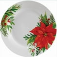 thumbnail image 4 of Gibson Home Magic Poinsettia 16 Piece Dinnerware Set, Fine Ceramic, 4 of 5