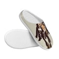 thumbnail image 3 of Haiem Vintage Cowboy Riding Horse Print Women's Fuzzy Memory Foam House Slipper Cozy Home Footwear Non-slip Winter Slippers-37/38, 3 of 7