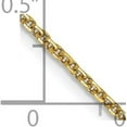 thumbnail image 4 of 14K Yellow Gold 1.7mm Solid Diamond-cut Cable with Lobster Lock Chain - 30", 4 of 8