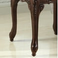 thumbnail image 3 of Traditional Dark Cherry Finish Wood End Table with Ornate Detailing | Claw Feet, 3 of 6