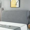 thumbnail image 1 of Youkk Bed Headboard Looking New Excellent Elasticity Cover Easy Care Machine Washable Lanluo gray, 1 of 6