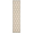 thumbnail image 2 of Safavieh Linden Carleton Geometric Indoor/Outdoor Runner Rug, Cream/Aqua, 2'2" x 8', 2 of 8