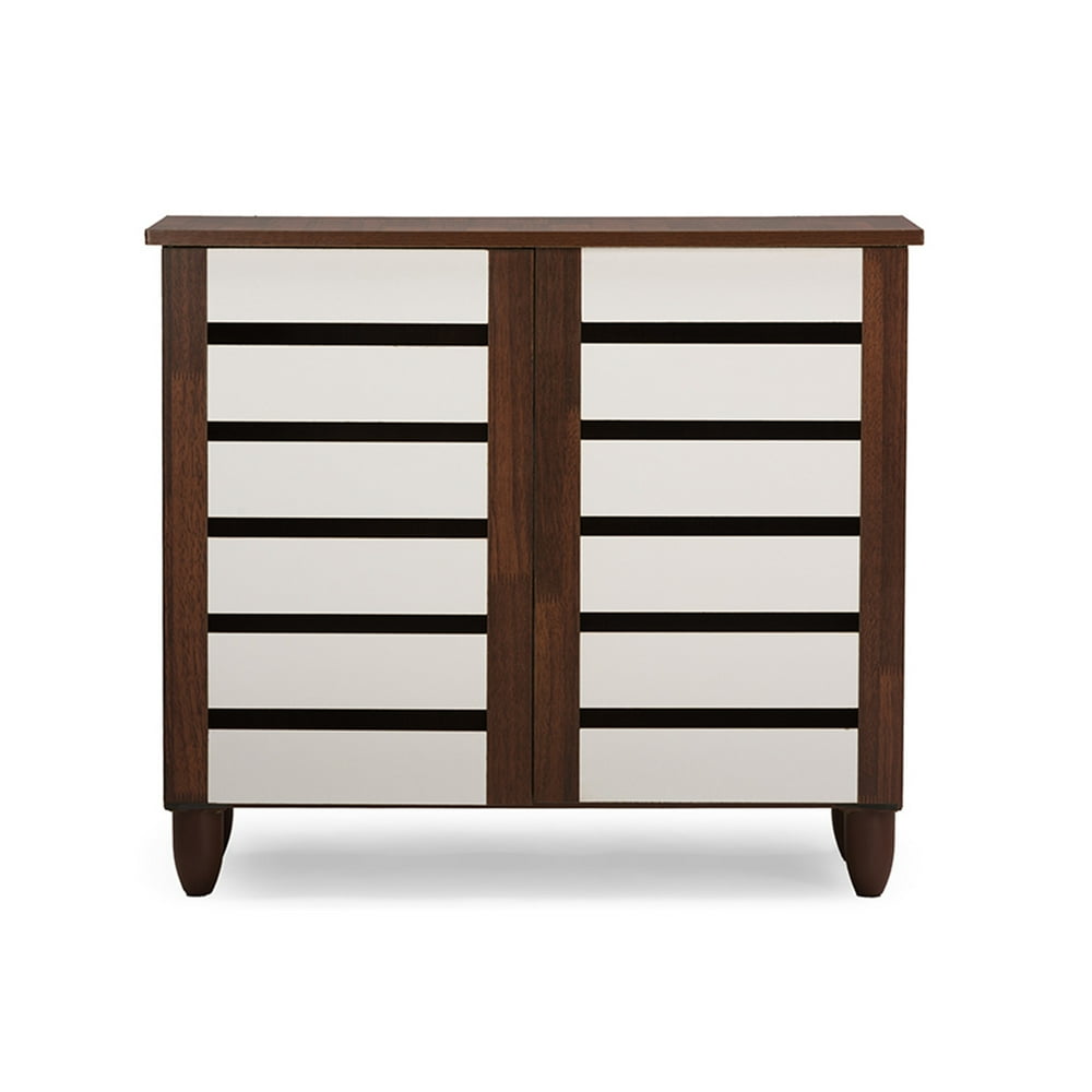 Baxton Studio Gisela 2 Door Shoe (LxWxH) 29.95&quot; x