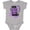 AC-Heather Grey, variant on Inktastic I Wear Violet for My Daddy Hodgkins Lymphoma Awareness Boys or Girls Baby Bodysuit