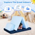 thumbnail image 3 of 8pcs Modular Kids Play Couch, Toddlers Play Couch Sofa, Kids Couch Building Fort for Boys and Girls Playroom Bedroom, Children Convertible Sofa Foam Couch, 3 of 7