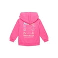 thumbnail image 2 of Hello Kitty Toddler Girls' Full-Zip Hoodie with Front & Back Graphics, Sizes 12M-5T, 2 of 7