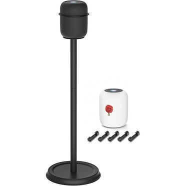 Heavy Duty Speaker Stand for Homepod 1 and Homepod 2 Stand with Dust-proof Cover for Homepod Stand Easy to Install Floor Speaker Stands for HomePod 1st and 2nd Generation Speakers, Black