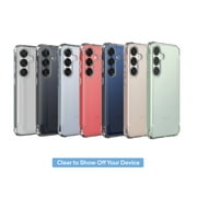 onn Dual-Layer Phone Case for Samsung Galaxy S25+ / Samsung Galaxy S24+ Clear