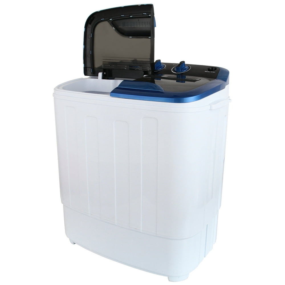 Uenjoy 13lbs mini compact portable washing machine twin tub laundry