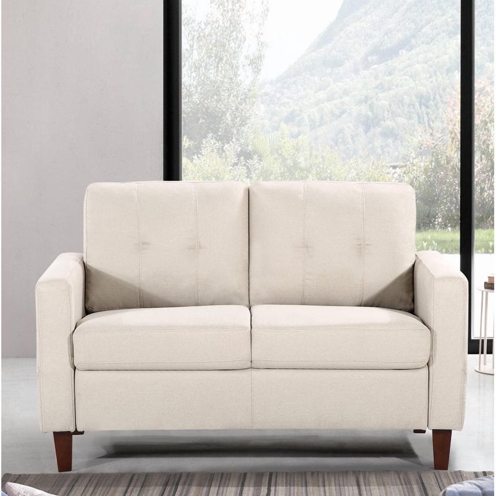 US Pride Linen Upholstered 54.53'' Loveseat