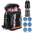 thumbnail image 2 of 36 Cans Leakproof Insulated Backpack Cooler 25L/6.6Gal Portable Cooler Bag for Camping Beach Hiking BBQ Lunch Gift for Men Women Black, 2 of 12