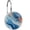 Blue Marble, variant on Blue White Ocean Marble 12 Pack Shower Curtain Hooks, Decorative Shower Rings for Shower Curtain Rods, Stainless Steel, Rust Resistant, Round Curtain Hooks for Bathroom