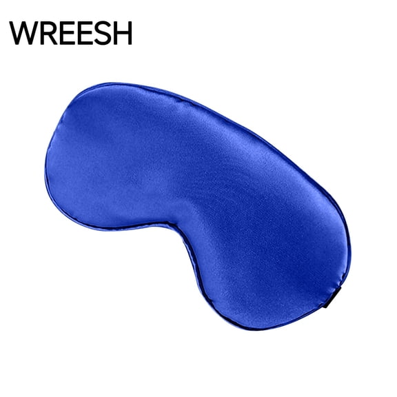 WREESH Silk Sleep Mask for Men Women Satin Blackout Eye Mask with Adjustable Strap Soft Travel Blindfold Eyeshade