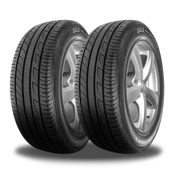 Pair of 2 Achilles 868 205/70R15 96H All Season Performance Tires MAX207015 / 205/70/15 / 2057015 Fits: 1983 Nissan 280ZX Turbo, 1990 Buick Electra Park Avenue Ultra