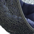 thumbnail image 6 of Modway Hide Fabric Outdoor Patio Swing Chair without Stand in Gray/Navy, 6 of 6