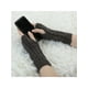 thumbnail image 4 of Guantes sin dedos de punto elástico unisex INSPIRE CHIC gris oscuro talla única, 4 of 6