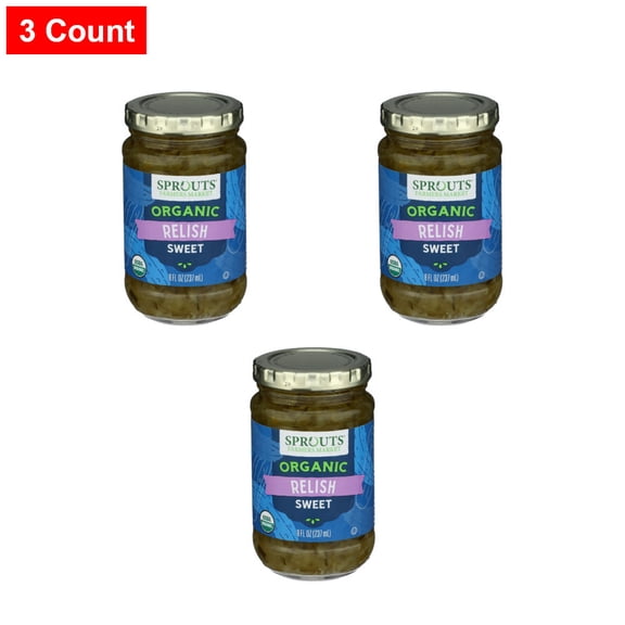 Sprouts Sweet Relish - 8 fl oz - 3 Count