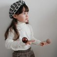 thumbnail image 4 of XBASW Toddler Baby Girls Boys Turtleneck Knit Sweater Solid Color Ribbed Knit Tops Long Sleeve Fall Winter Sweatshirt Jumper for Newborn 9M-5T, 4 of 9