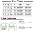 thumbnail image 2 of Tbopshirt Wirefree Sports Bras Clearance,Stretch Push-Up Womens Bras,Women's Lace,Ice,and Seamless Back Integrated Fixed Coaster,Large Chest,and No Steel Ring Gathered Underwear,Up to 50% Off Fashion, 2 of 2