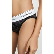 Calvin Klein Underwear Women's Modern Cotton Bikini Panties, Black, X-Small