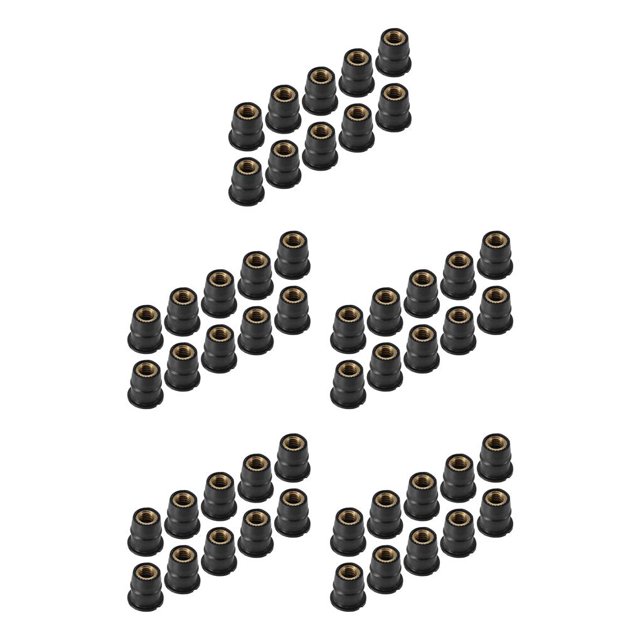 Speravity 10 Uds tuercas de goma M5 M6 accesorios de sujeción para motocicleta CBP154475