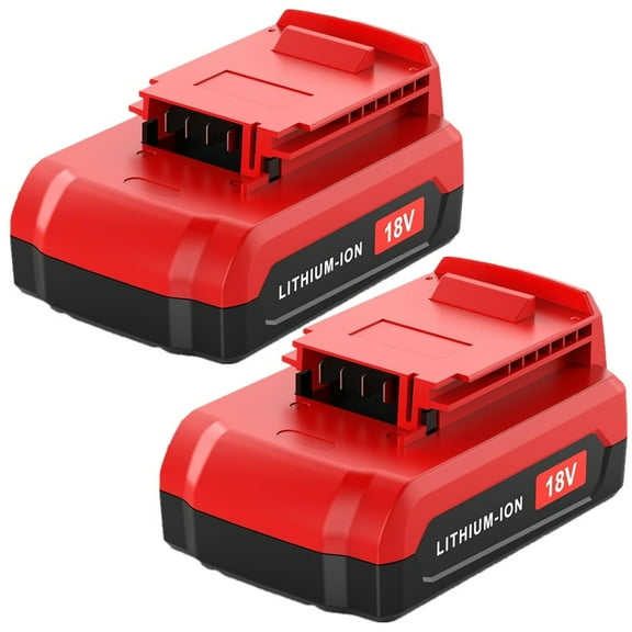 2 Pack 3.6Ah Lithium ion 18 Volt PC18BLX Battery Compatible with Porter Cable 18V Battery PC18B PC18BL PC18BLX PC18BLEX PCC489N PC188 Cordless Power Tool