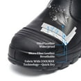 thumbnail image 2 of Slip on Work Boots for Men, HANDMEN Soft Toe Waterproof Slip Resistant Anti-Puncture Anti-Static Anti-Static Safety Chelsea Working Shoes, Black, LV802-8.5, 2 of 6