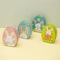 thumbnail image 4 of Dyfzdhu Rabbit Flat Egg Shaped Tinplate Box for Easter Decoration, 4 of 8