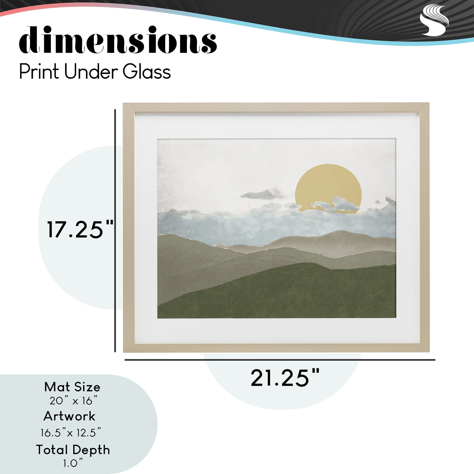 Stupell Industries Earthen Dreams Sunrise Birch Framed Print Under Glass, design by Elizabeth Medley