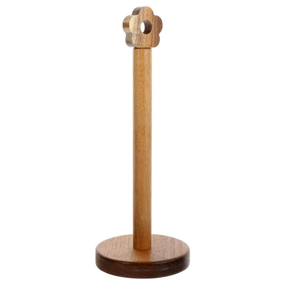 MUSEYA Paper Towel Roll Holder Wood Kitchen Organizer Wear and Tear Resistant 1 Piece