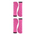 thumbnail image 3 of VONKY 1 Paire Bicyclettes Poignée de Guidon Respirante Antichoc Imperméable à la Poussière Coloré Poignée Extérieure Bar Pièces d'Extrémité Rose Rouge 2Set, 3 of 6