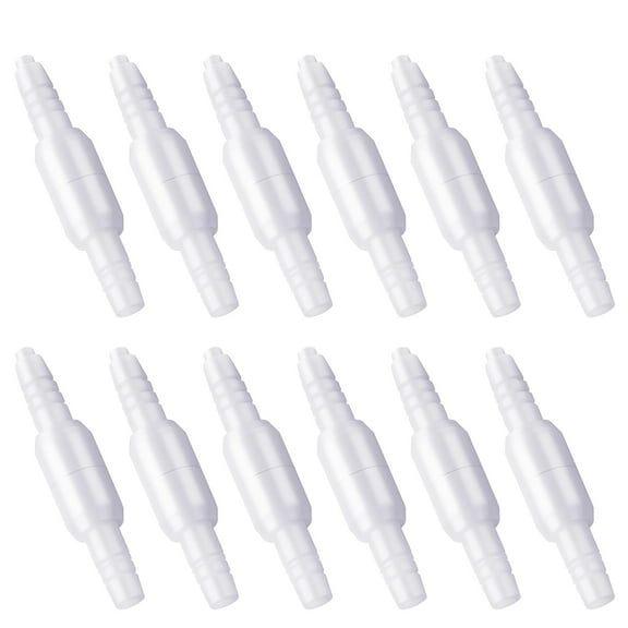 Tideseer Oxygen Tubing Connector, 360° Rotation Cannula Connector Oxygen Connector [12 Pack]