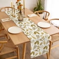 thumbnail image 3 of Botanical Yellow Table Runner - 48 Inch Long, Kitchen Dining Table Runner Dresser Scarves, Vintage Ferns Herbs Country Plant Leaf Farmhouse Decor for Coffee Tables Wedding Party Banquet, 3 of 8