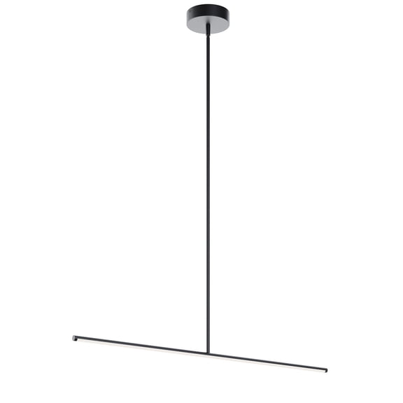 ELZP42LAJD4BK AFX Elizabeth - 24W 1 LED Pendant-2 Inch Tall and 42 Inch Wide-Black Finish
