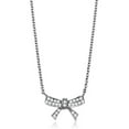 thumbnail image 1 of 3W1028-16Plus3 Women Rhodium Brass Chain Pendant with AAA Grade CZ in Clear - 16 & 3 in., 1 of 1