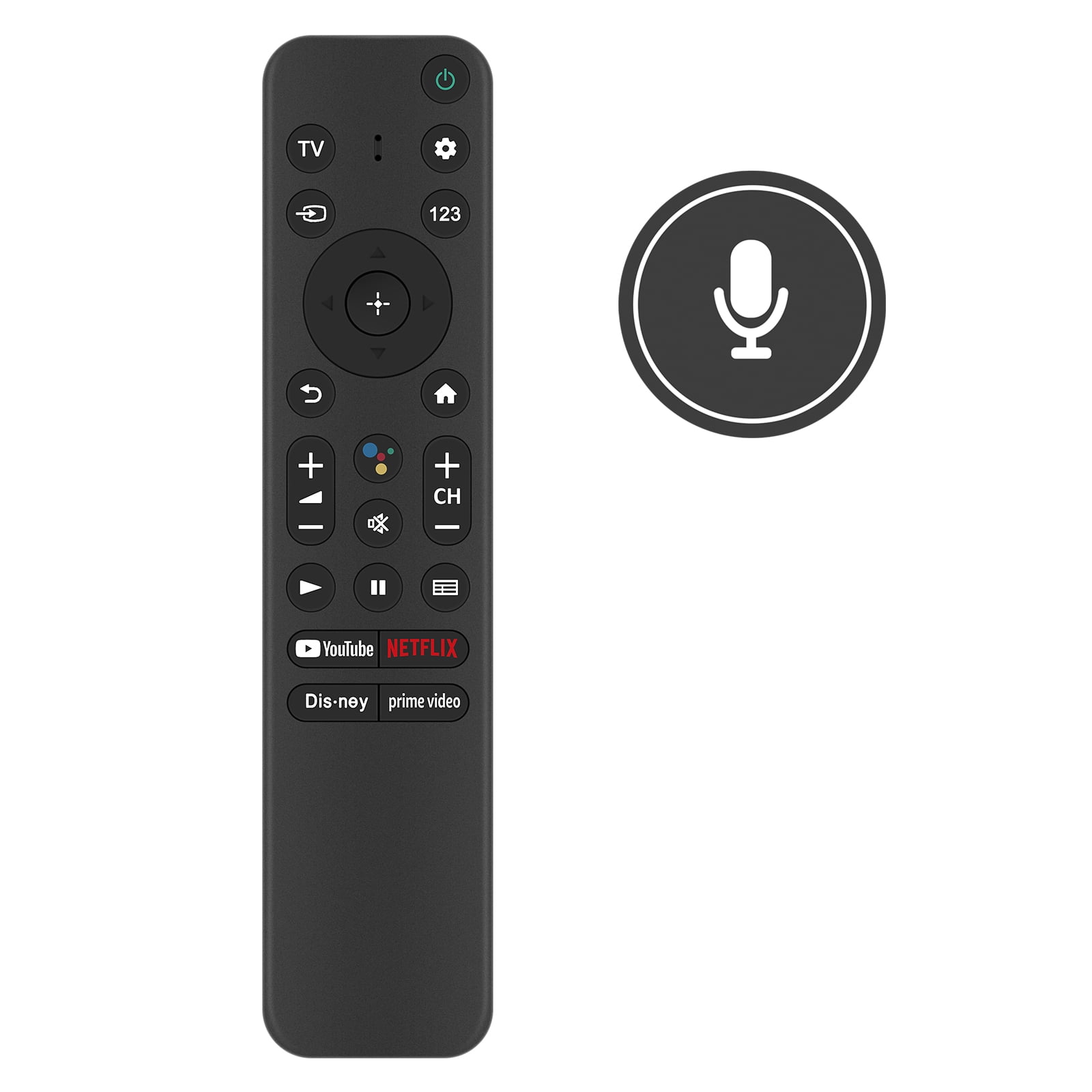 New RMFTX800U Replace Voice Remote Control fit for Sony 2022 TVS