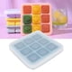 thumbnail image 4 of Bandeja De Cubos De Hielo, Molde De Cubo De Hielo De Silicona Fácil De Liberación Flexible Con Tapa Para Comida Para Bebés, Whisky, 4 of 7