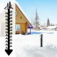thumbnail image 3 of Sunshinehomely 24 Inch Snow Gauge, Snow Measuring Stick Outdoor, Winter Snow Ruler Snowfall Measuring Gauge, Metal Christmas Snow Gauge, Iron Art Snow Gauge for Yard Christmas Decorations, 3 of 6