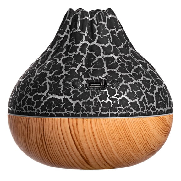 Air Humidifier USB Humidifier Water Mist Diffuser Purifier Air Seven Color Crack Humidifier Black