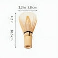 thumbnail image 2 of ACDANC 2026 New Handcrafted Golden Bamboo Matcha Whisk,Traditional Japanese Chasen Matcha Stirrer-Bamboo Whisk Made From Durable and Sustainable Organic Bamboo,Brown, 2 of 7
