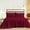 Burgundy, variant on Hotel Brand 1000 Thread Count 6-Piece Extra Deep Pocket Super Soft Sheet Set Fit Upto 24 Inches Deep Pocket Solid, 100% Egyptian Cotton @ 'hotellinen' (Queen, Dark Grey)