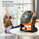 thumbnail image 4 of Greeniant Ventilador eléctrico para acampar con linterna móvil USB con luces nocturnas Led, ventiladores de iluminación para exteriores para Estufas de camping X25/Naranja, 4 of 6