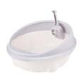 thumbnail image 4 of Caja de arena para gatos semicerrada Deep Loo Bandeja de arena duradera para gatitos de lado alto Bandeja de arena con Bandeja de arena para 35cmx33cmx16cm Sunnimix Bandeja de arena para gatos, 4 of 8