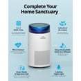 thumbnail image 2 of COWAY Air Purifier for Bedroom Home up to 810 ft², HEPA Filter for Smoke, Allergies, Pet Dander, Odor, AQI Monitor, Auto Mode, Timer, Filter Indicator, Night Light, 2yr Warranty, Airmega 100 White, 2 of 8