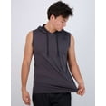thumbnail image 4 of Real Essentials 3 Pack: Mens Dry-Fit Active Hooded Tank Top - Workout Sleeveless Hoodie Drawstring (Available in Big & Tall), 4 of 7