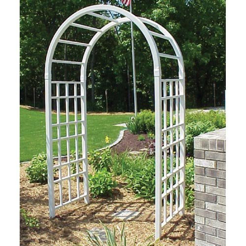 Dura-Trel Cottage 7.75-ft. Vinyl Arch Arbor by Dura-Trel