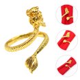thumbnail image 4 of WEUVEB New Year Rings Golden Metal 6Pcs For Festive Occasions Table Decor, 4 of 8