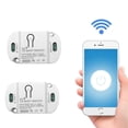 thumbnail image 1 of Tuya WiFi Smart Light Switch, WiFi Smart Switch, 10A DIY Smart Switch Compatible with Alexa, Google Home(2 pack), 1 of 5