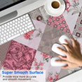 thumbnail image 2 of Long Mouse Pads for Desk,Pioneer Flower Floral Print Pattern Desk Mats on Top Of Desks, Desk Mouse Pad Extra Large with 3mm Non-Slip Base and Stitched Edge for Gaming,Office,Work,Home 47.3"x23.6", 2 of 6