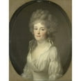 thumbnail image 3 of Johann Friedrich August Tischbein 15x18 Black Modern Framed Museum Art Print Titled - Portrait of Johanna Ferdinanda Van Collas, Wife of Salomon Rendor (1793), 3 of 5